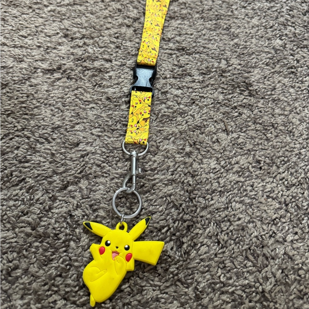 Pikachu Yellow Key & Card Holder